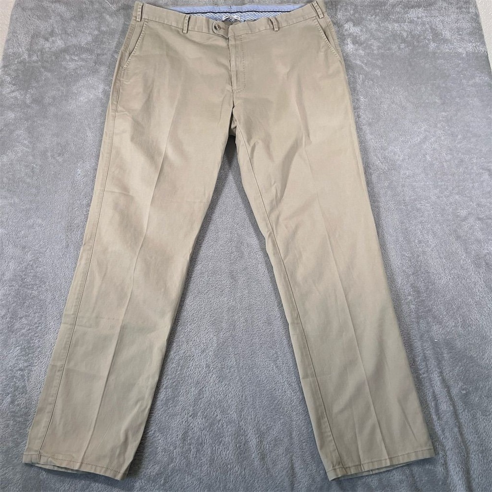 Peter Millar Chino Pant Men's Size 40x31 Beige‎ Classic Fit Flat Front Casual